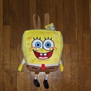 Plush Spongebob Backpack